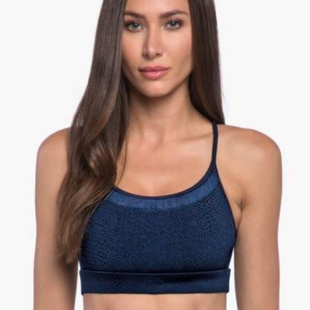 Koral Pacifica Sports Bra in Serpent Blue